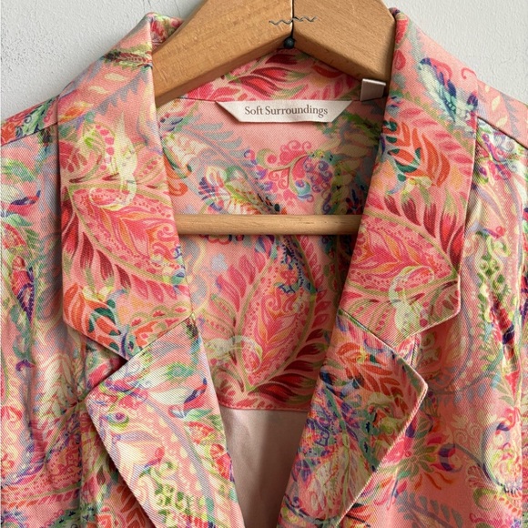 Soft Surroundings Paisley Laia Top Large - Picture 5 of 9